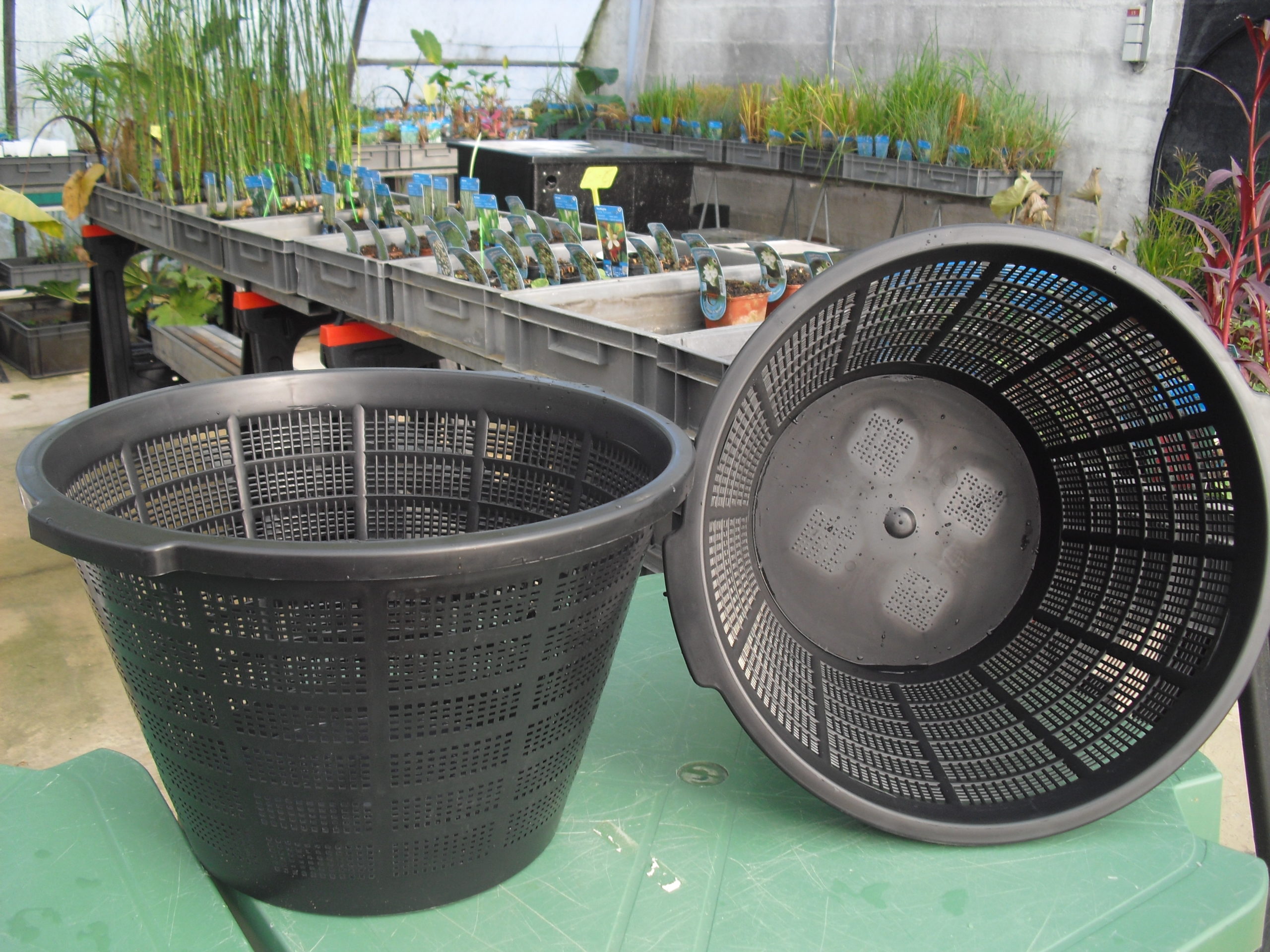 Panier Flottant Pour Plantes Aquatiques - Diamètre 25 Cm, Noir - Pour Bassin, Jardin Aquatique, Aquaponie